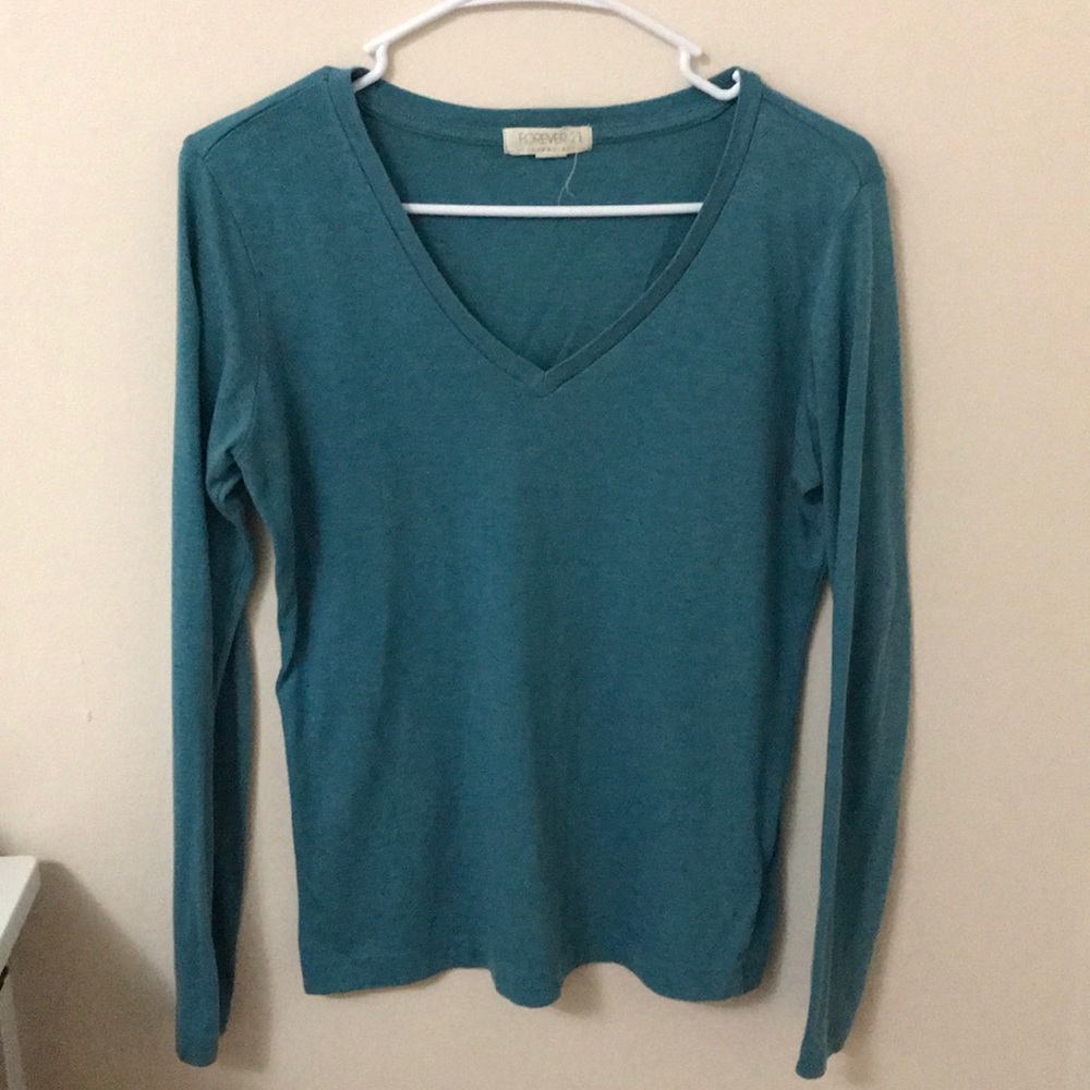 Cotton long-sleeved T.